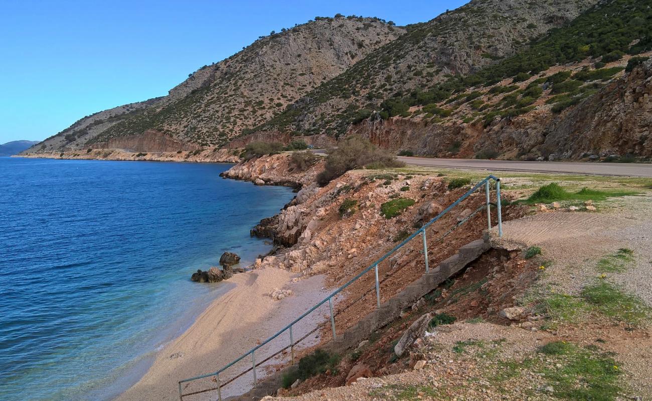 Photo of Elia 2 beach with white fine pebble surface