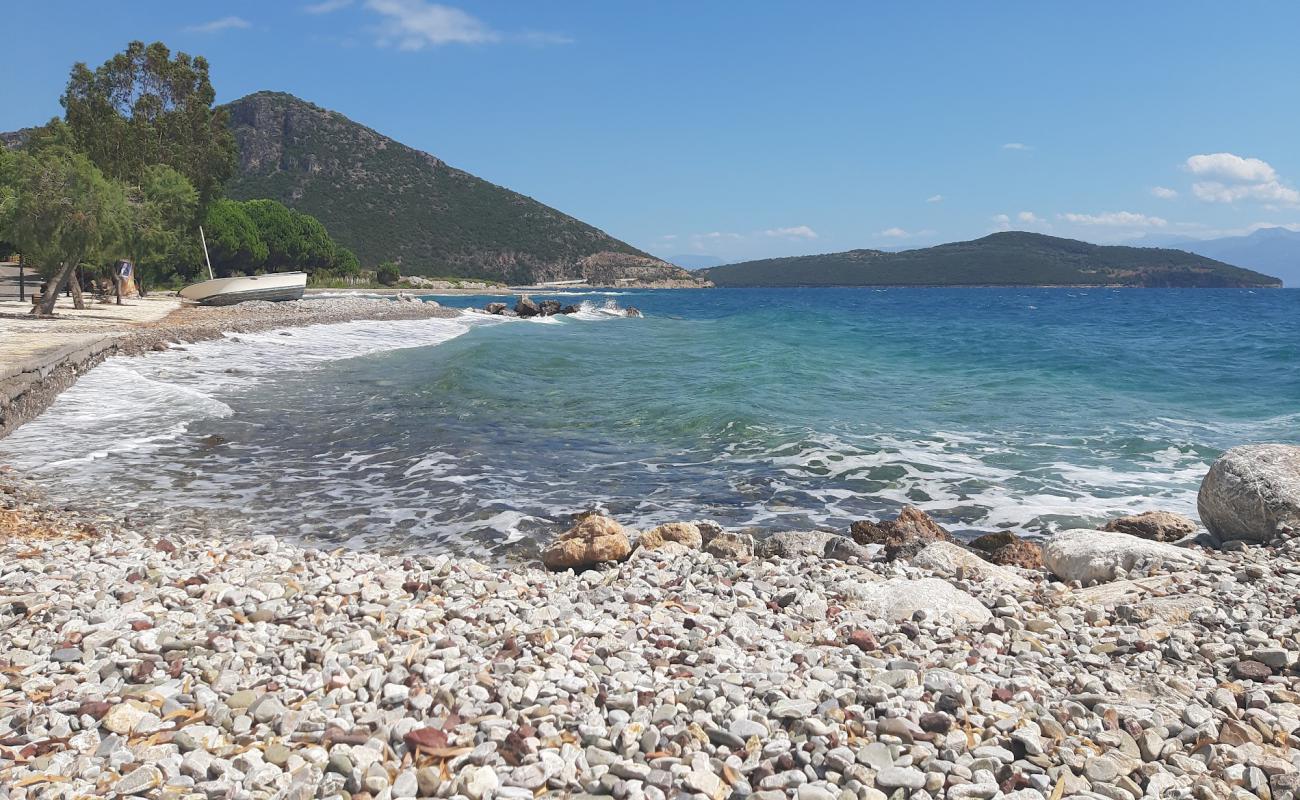 Photo of Sergoulas beach with light pebble surface