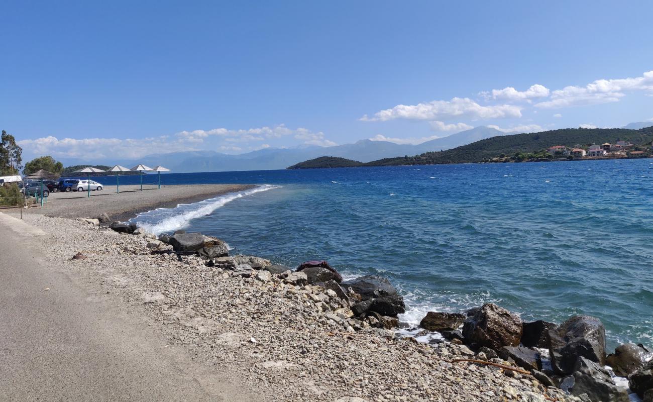 Photo of Chania2 beach with brown fine pebble surface