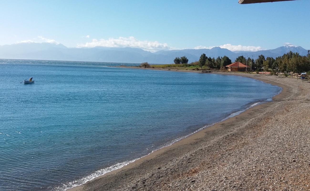 Photo of Tolofonas 2 beach with gray fine pebble surface