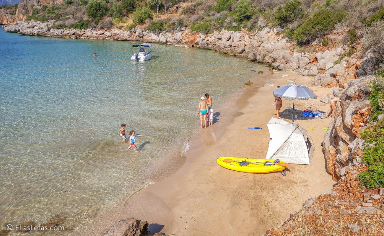 Photo of Asteri beach with bright sand surface