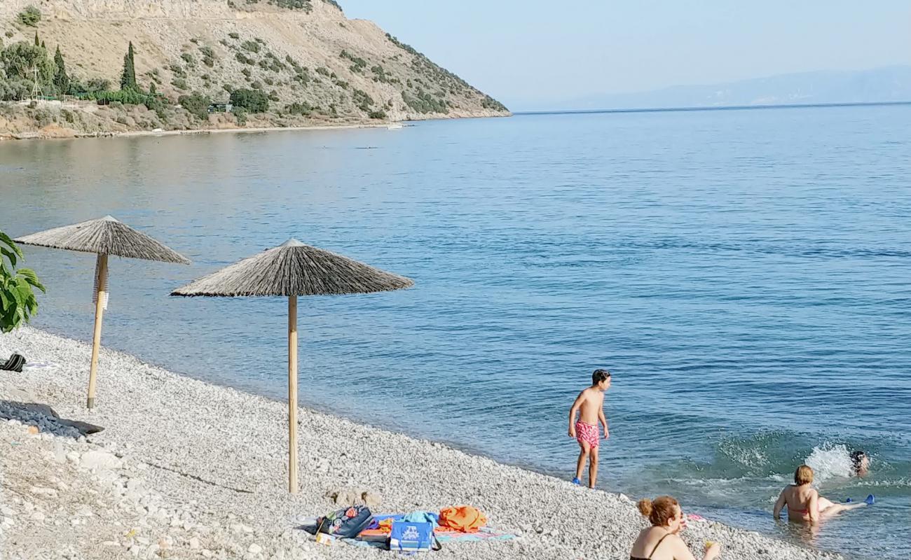 Photo of Vrachakia beach with light pebble surface