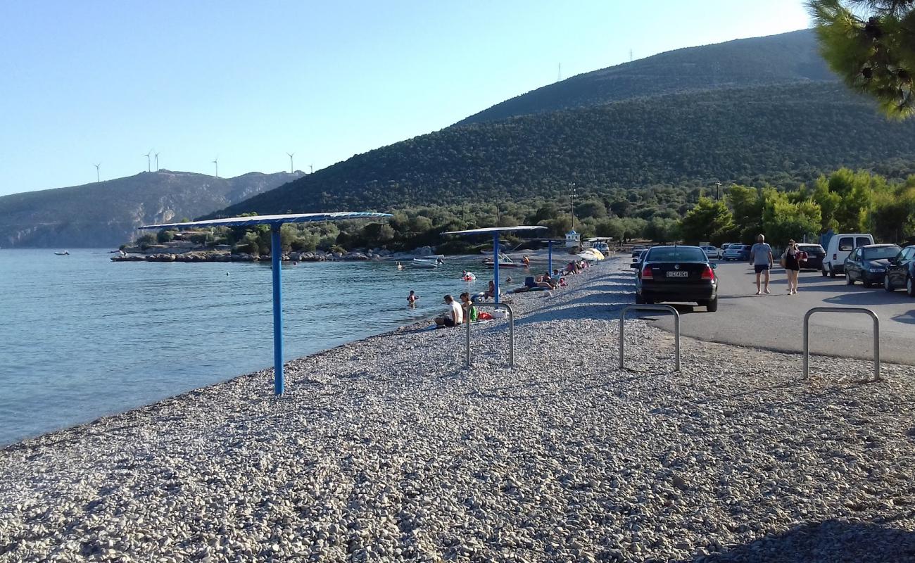 Photo of Valtos beach with light pebble surface