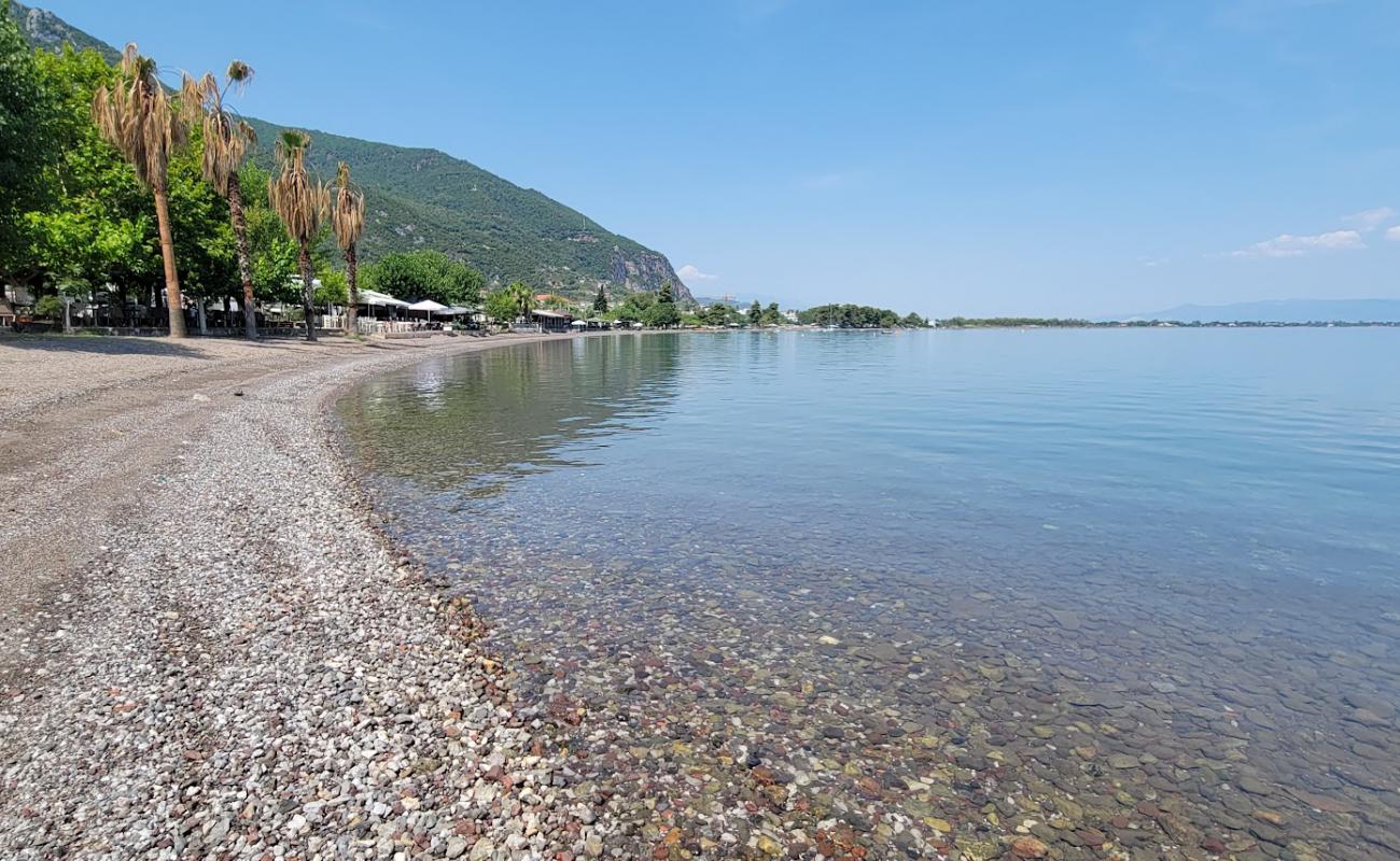 Photo of Agios Panteleimonas with gray pebble surface