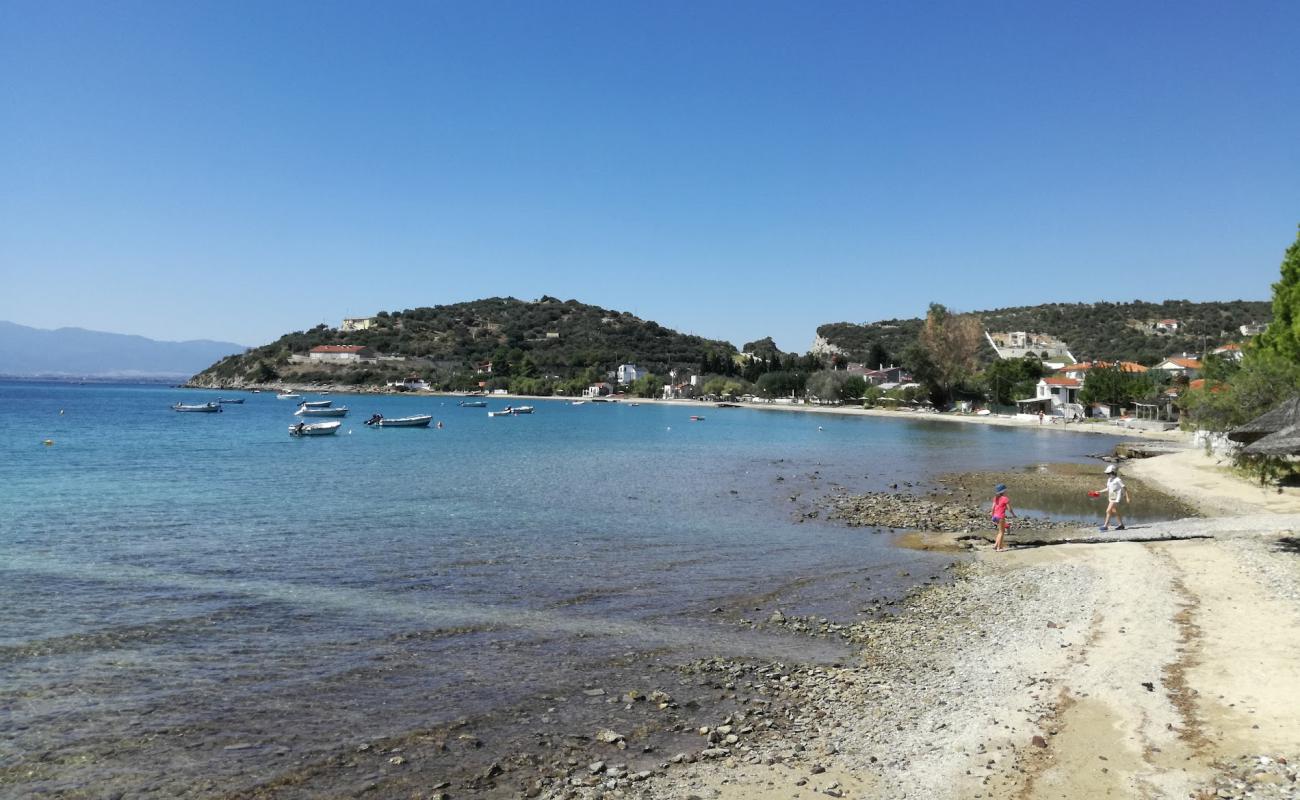 Photo of Agia Kyriaki beach with light fine pebble surface