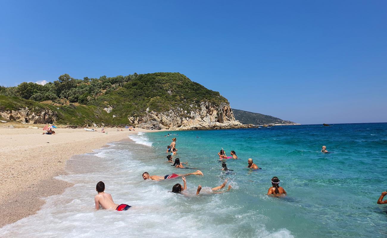 Photo of Potistika beach with light fine pebble surface