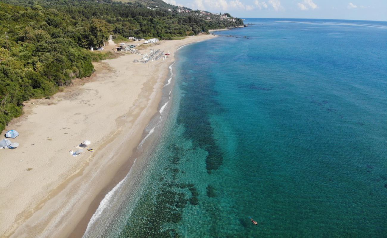 Photo of Papakosta beach with bright sand surface