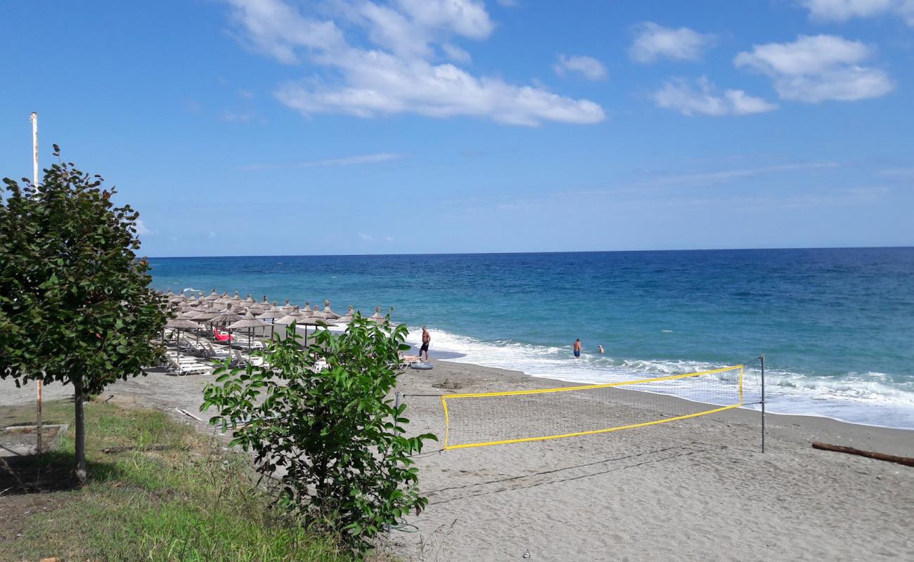 Photo of Koutsoupia main beach with light fine pebble surface