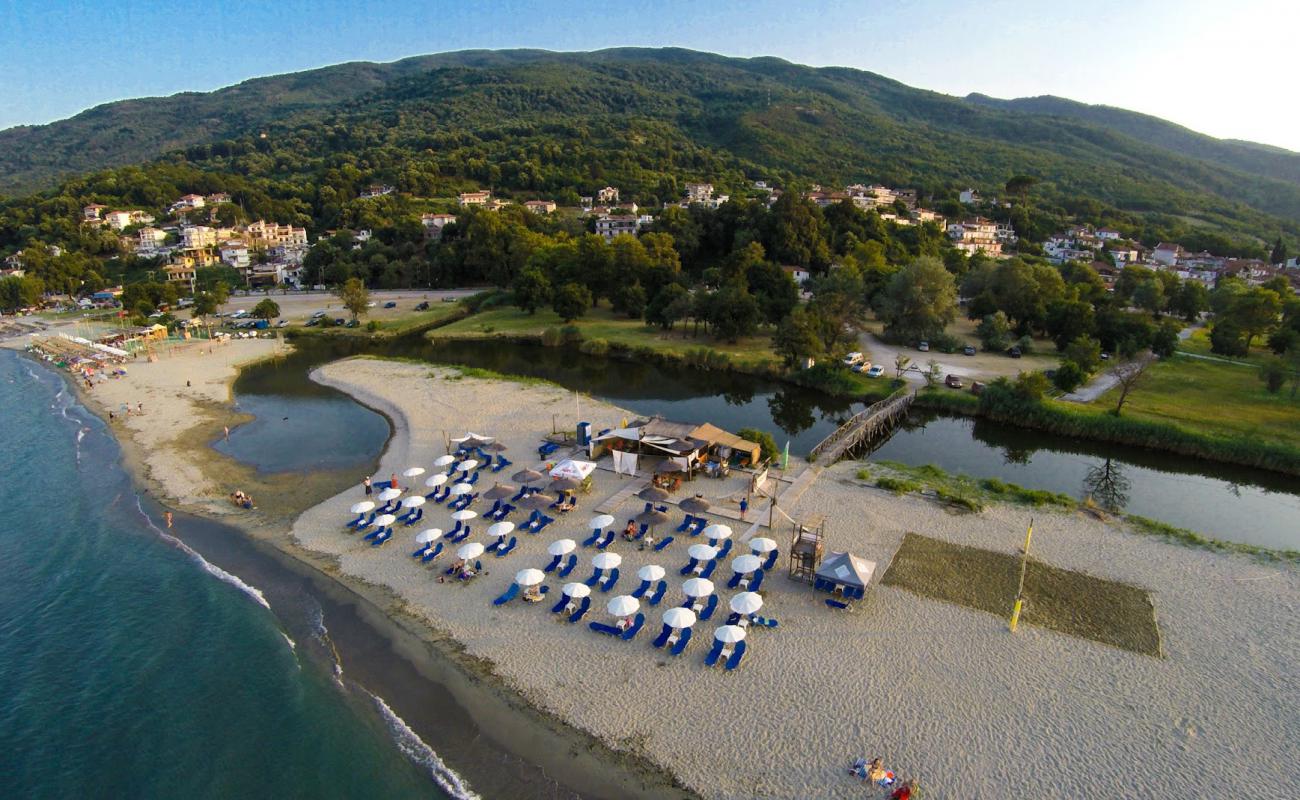 Photo of Defteri Gefira beach with bright sand surface