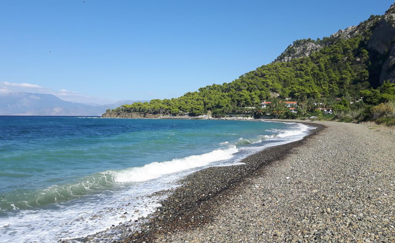 Photo of Almýra 2nd beach with gray fine pebble surface