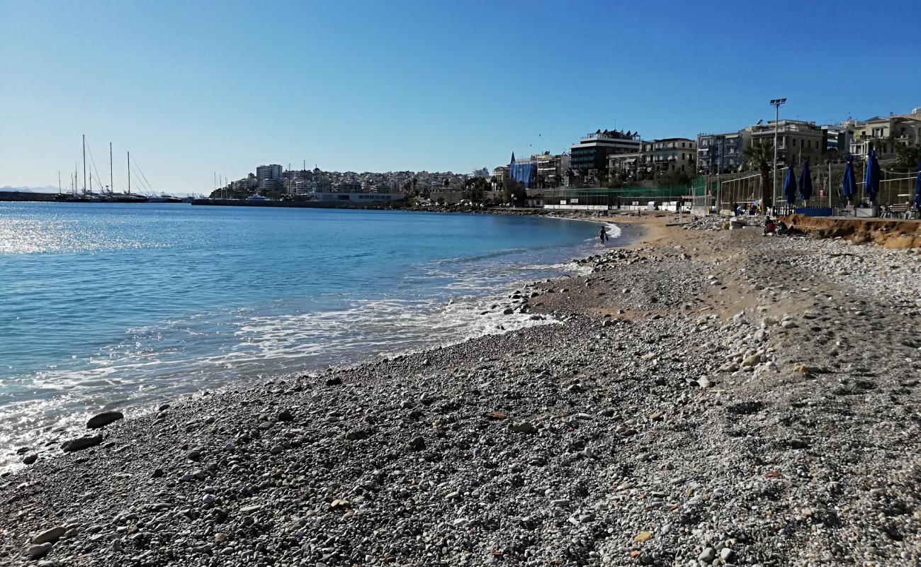 Photo of Votsalakia beach with black sand & pebble surface