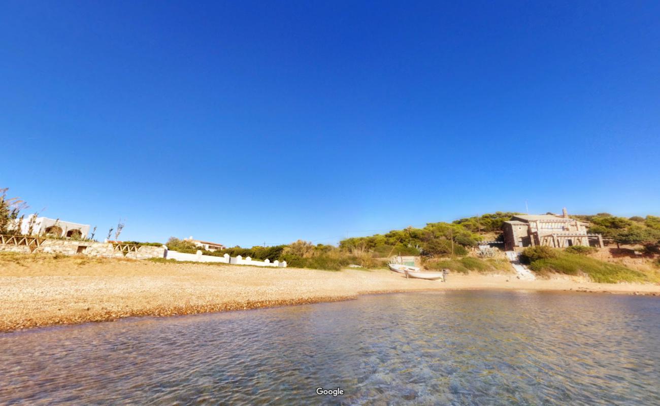 Photo of Panagitsa beach with turquoise pure water surface