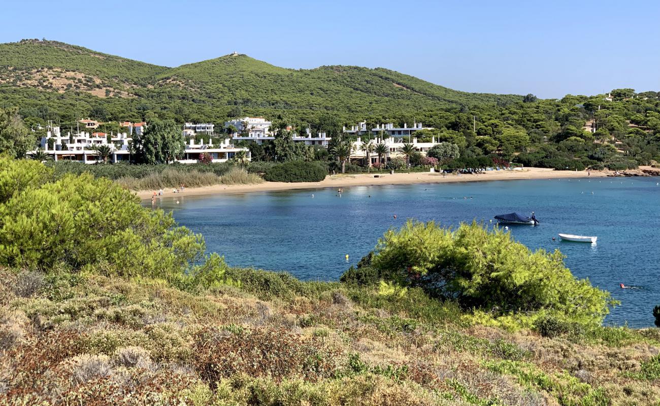 Photo of Asimaki beach with brown sand surface