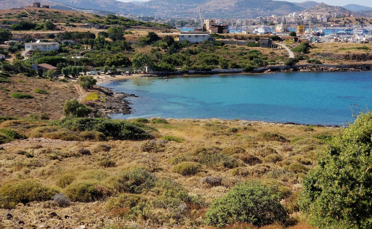 Photo of South Lavrio beach with bright sand surface