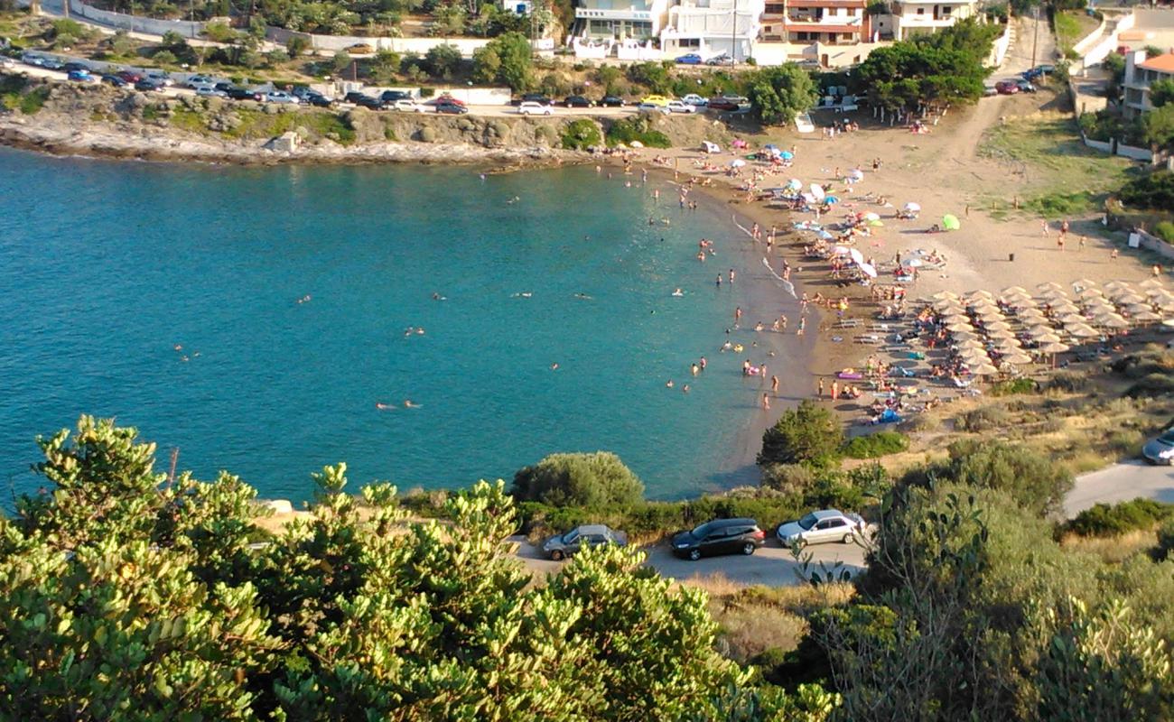 Photo of Paralia Daskalio with light sand &  pebble surface