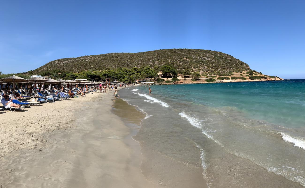 Photo of Avlaki beach with bright fine sand surface