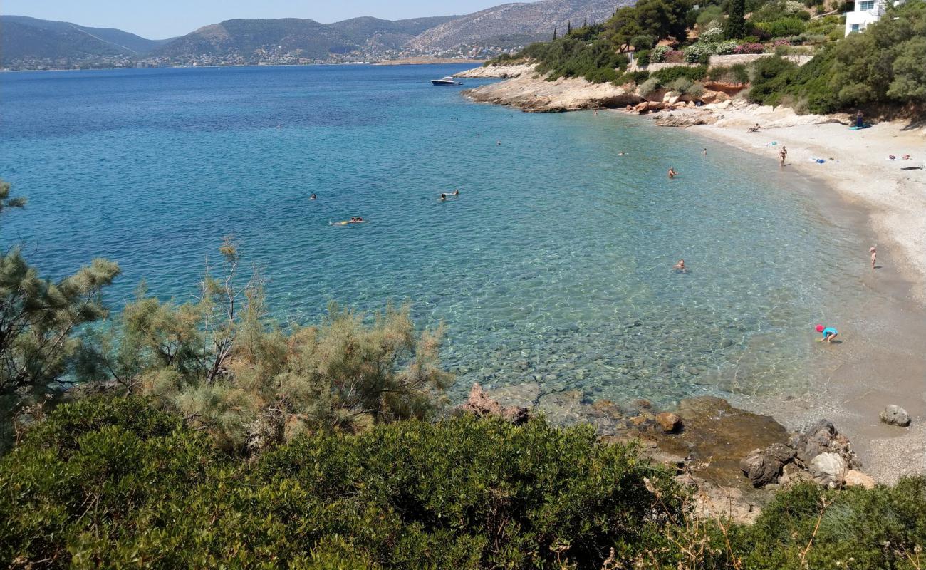 Photo of Erotospilia beach with light sand &  pebble surface