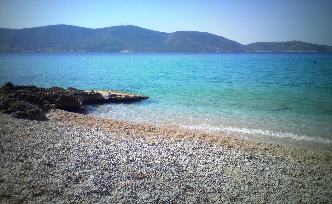 Photo of Kithiron beach with light fine pebble surface