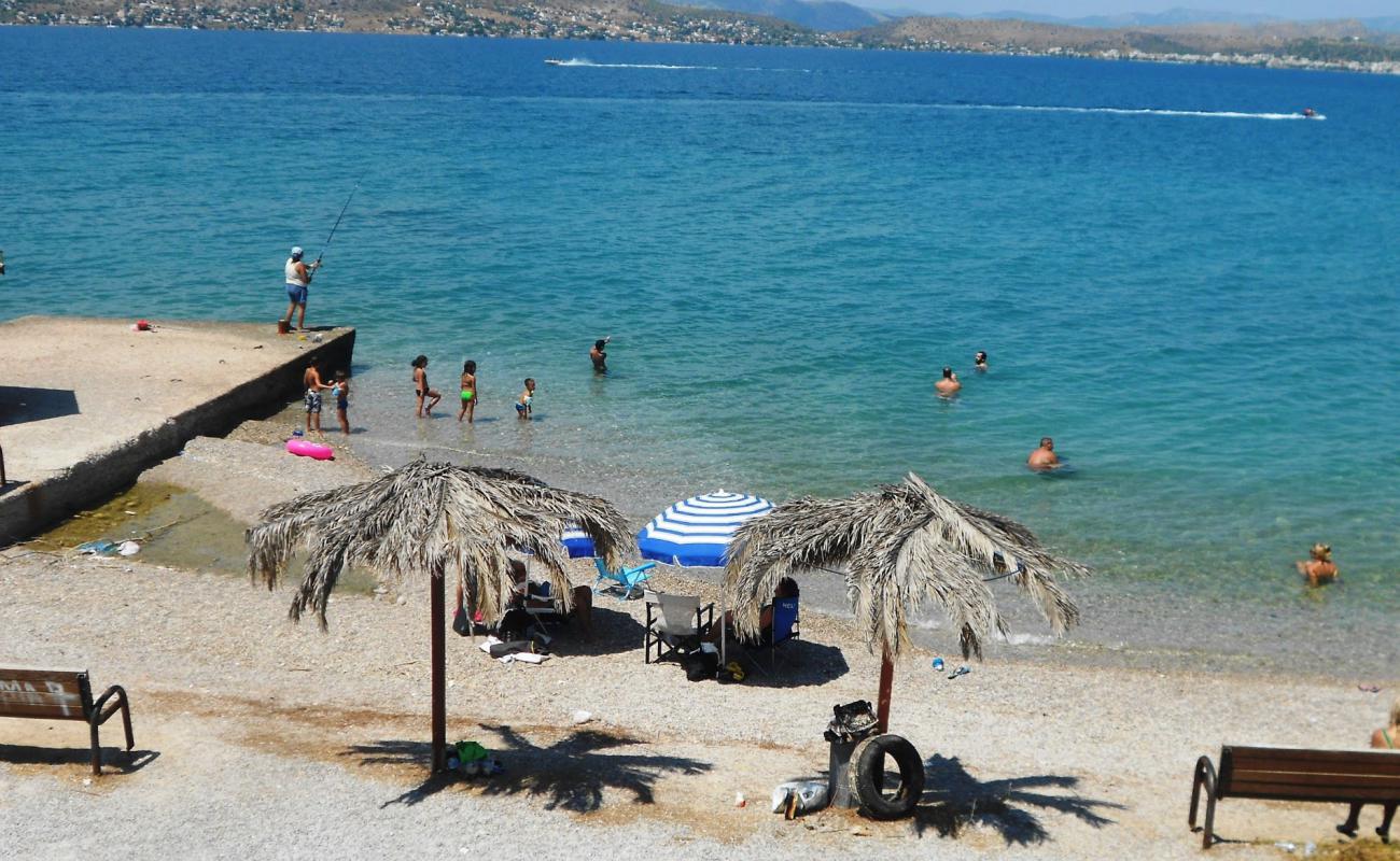 Photo of Aeantio beach with light fine pebble surface