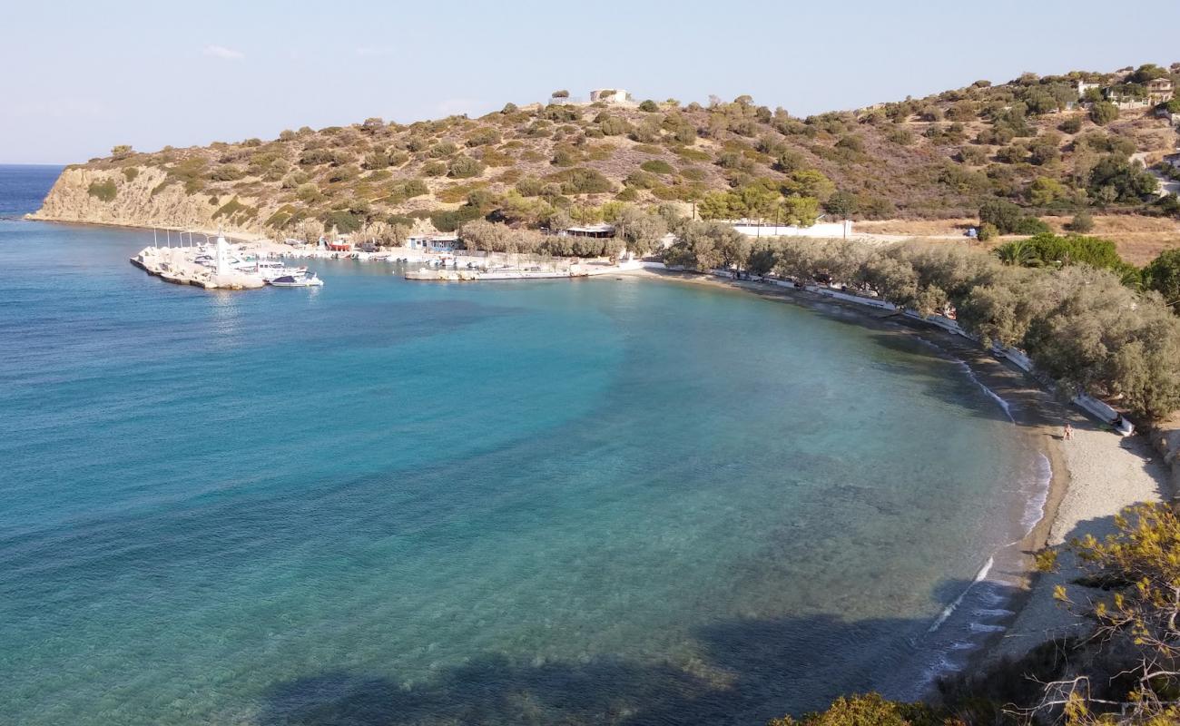 Photo of Patitiri beach with black sand & pebble surface