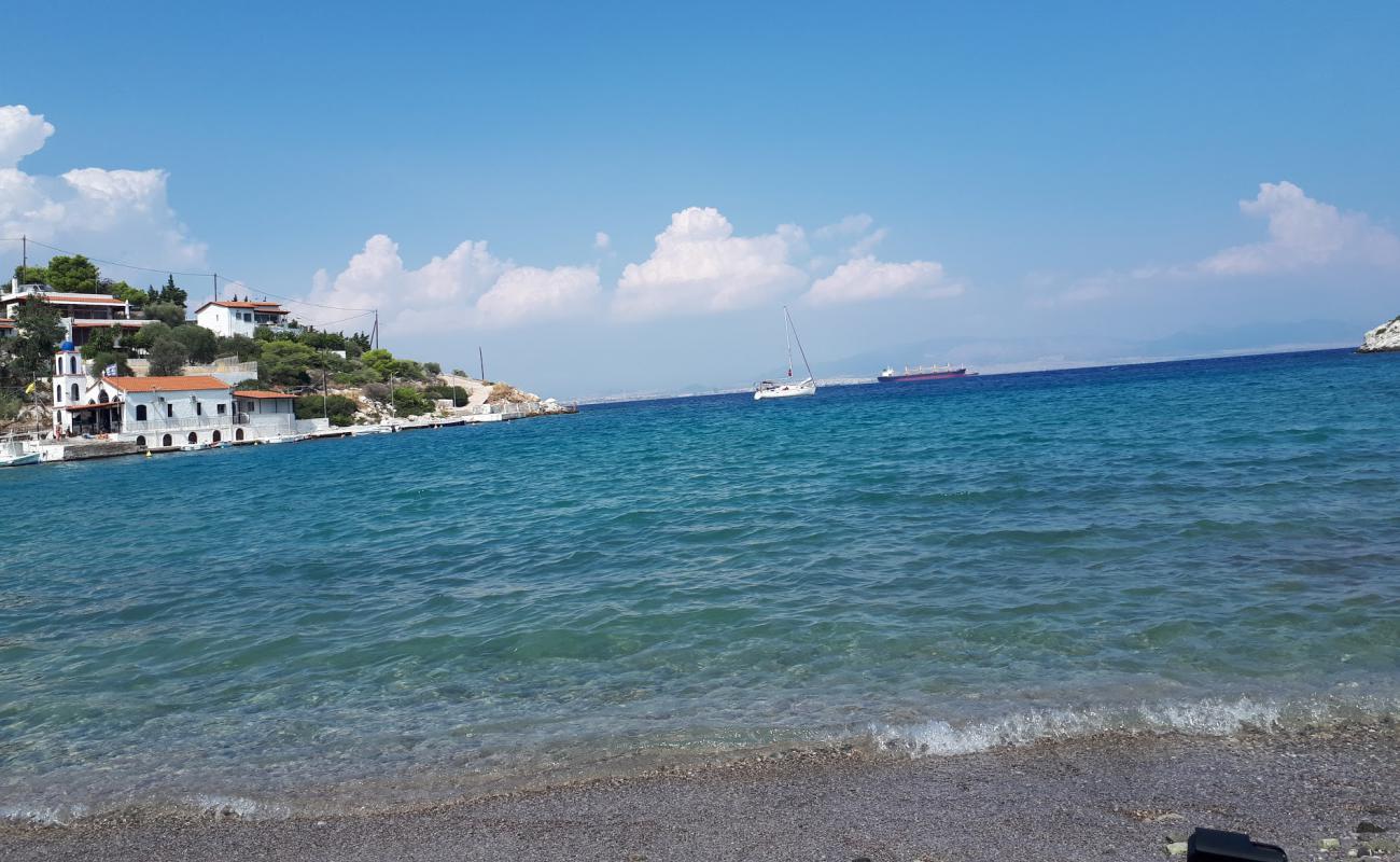 Photo of Paralia Giala with light sand &  pebble surface