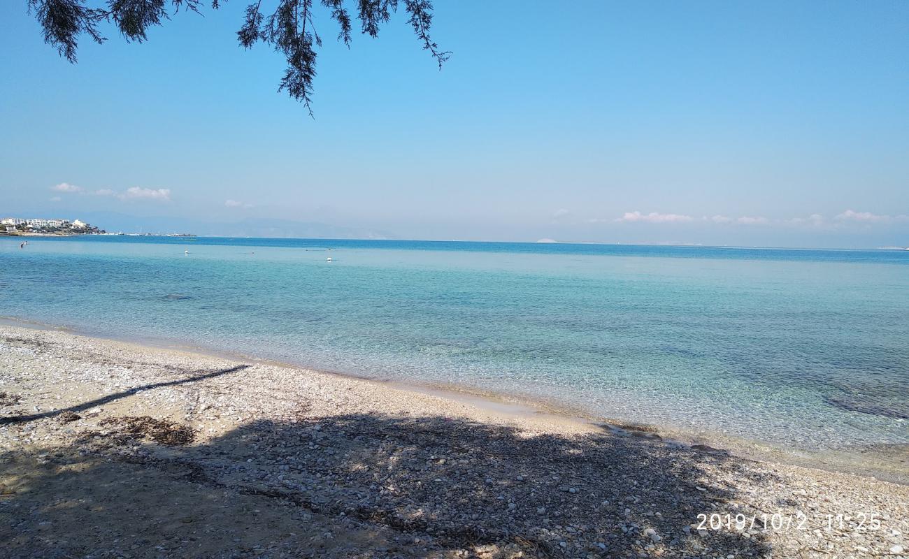 Photo of Paralia Skalas II with black sand & pebble surface