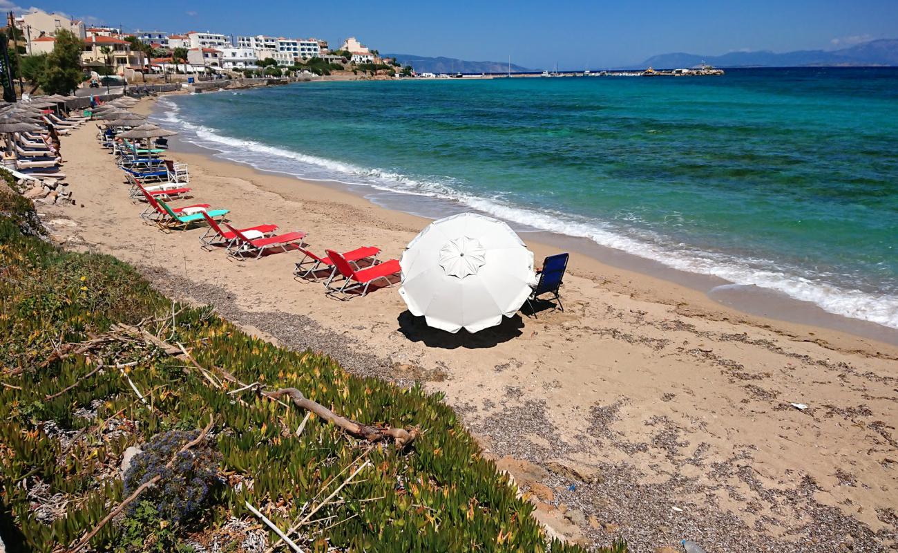 Photo of Paralia Magalochori with brown sand surface