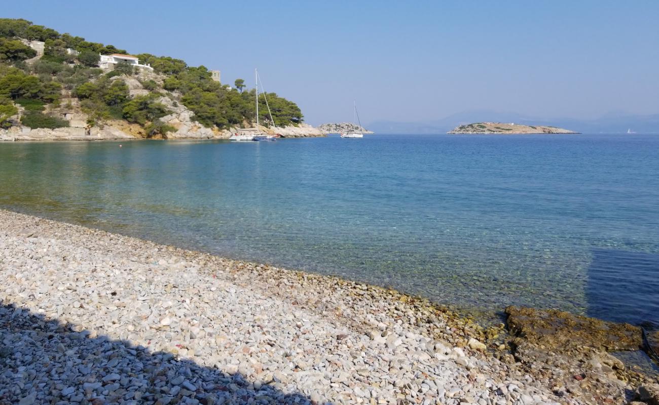 Photo of Molos Beach with rocks cover surface