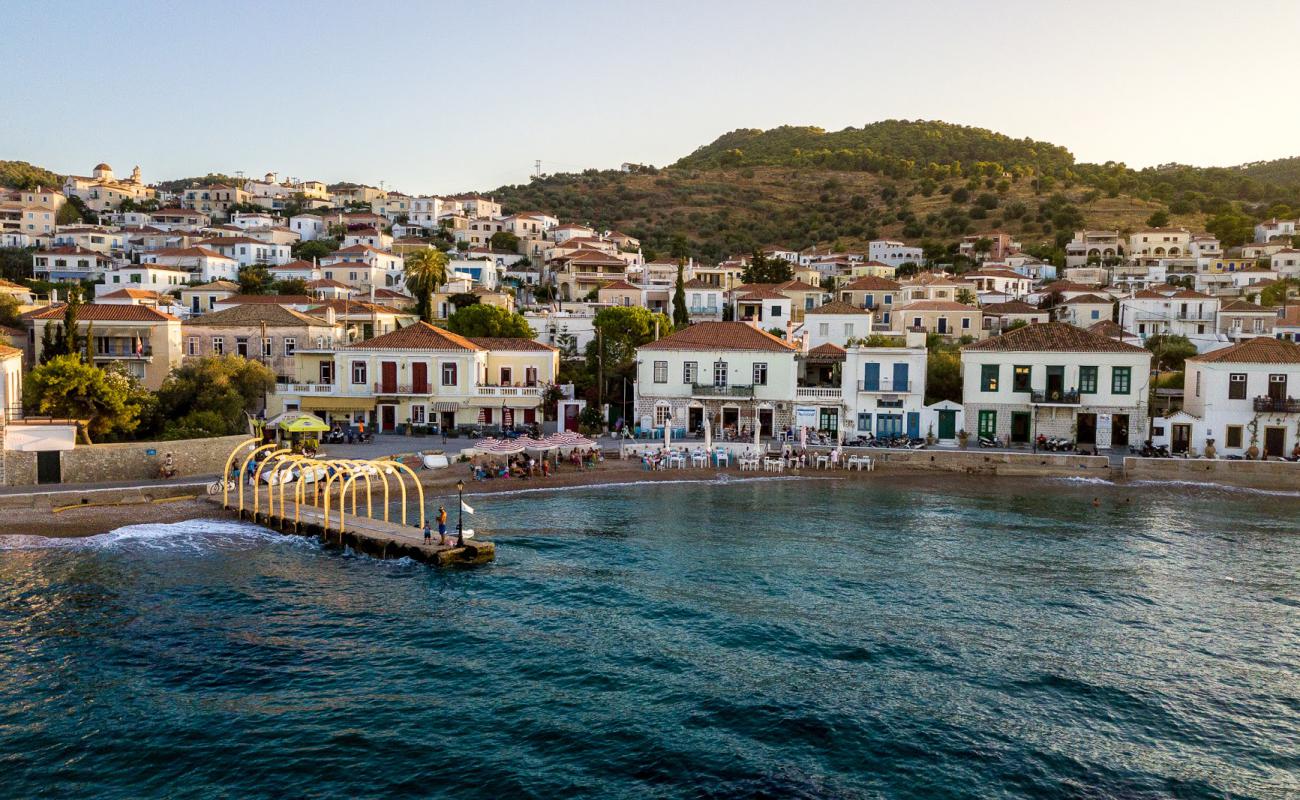 Photo of Paralia Spetses I with brown fine pebble surface