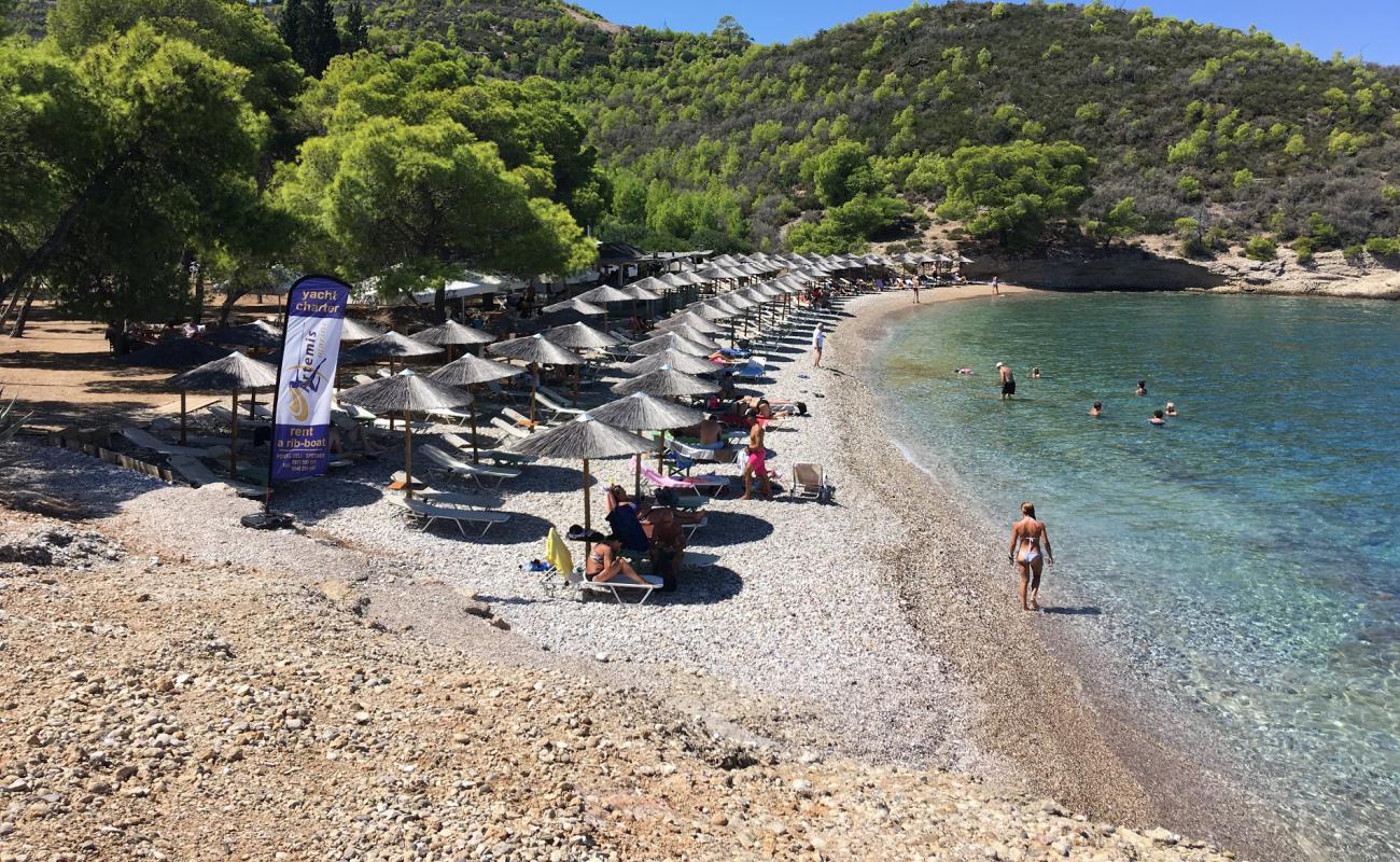 Photo of Vrelos Beach with light pebble surface