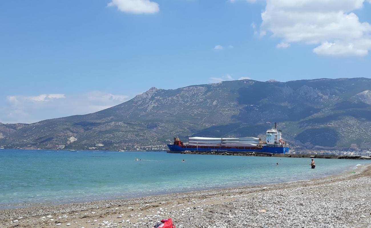 Photo of Paralia Loutrakiou II with turquoise pure water surface