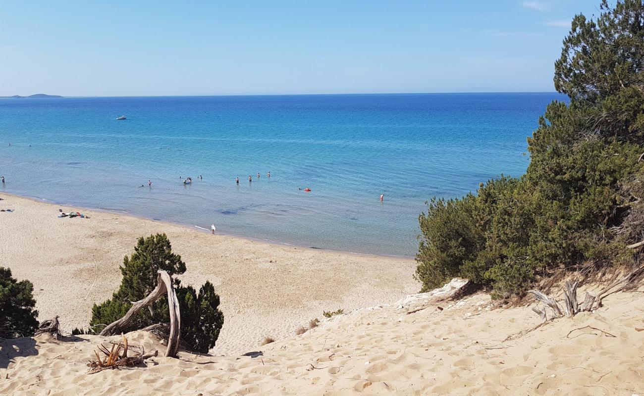 Photo of Paralia Gymniston with bright fine sand surface