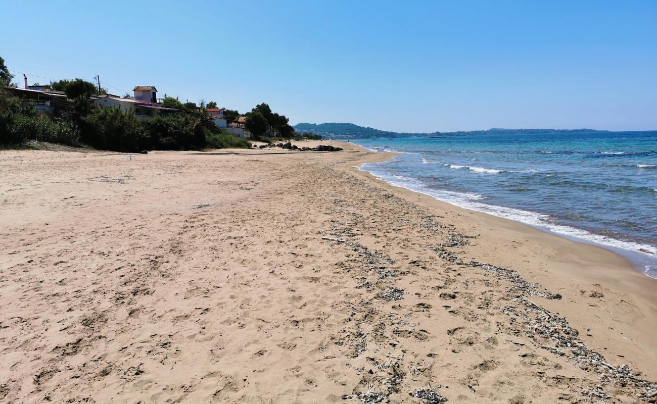 Photo of Agios Ilias beach with bright fine sand surface