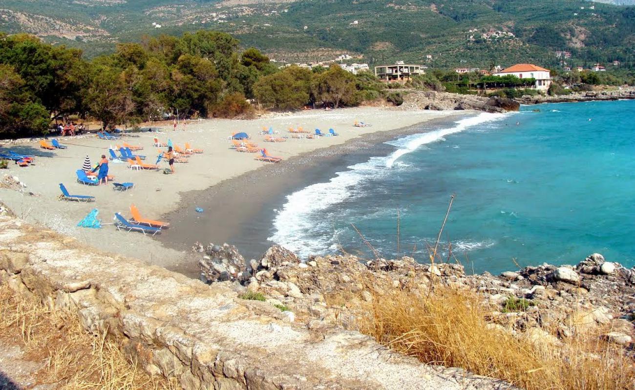 Photo of Pantazi beach with gray sand surface