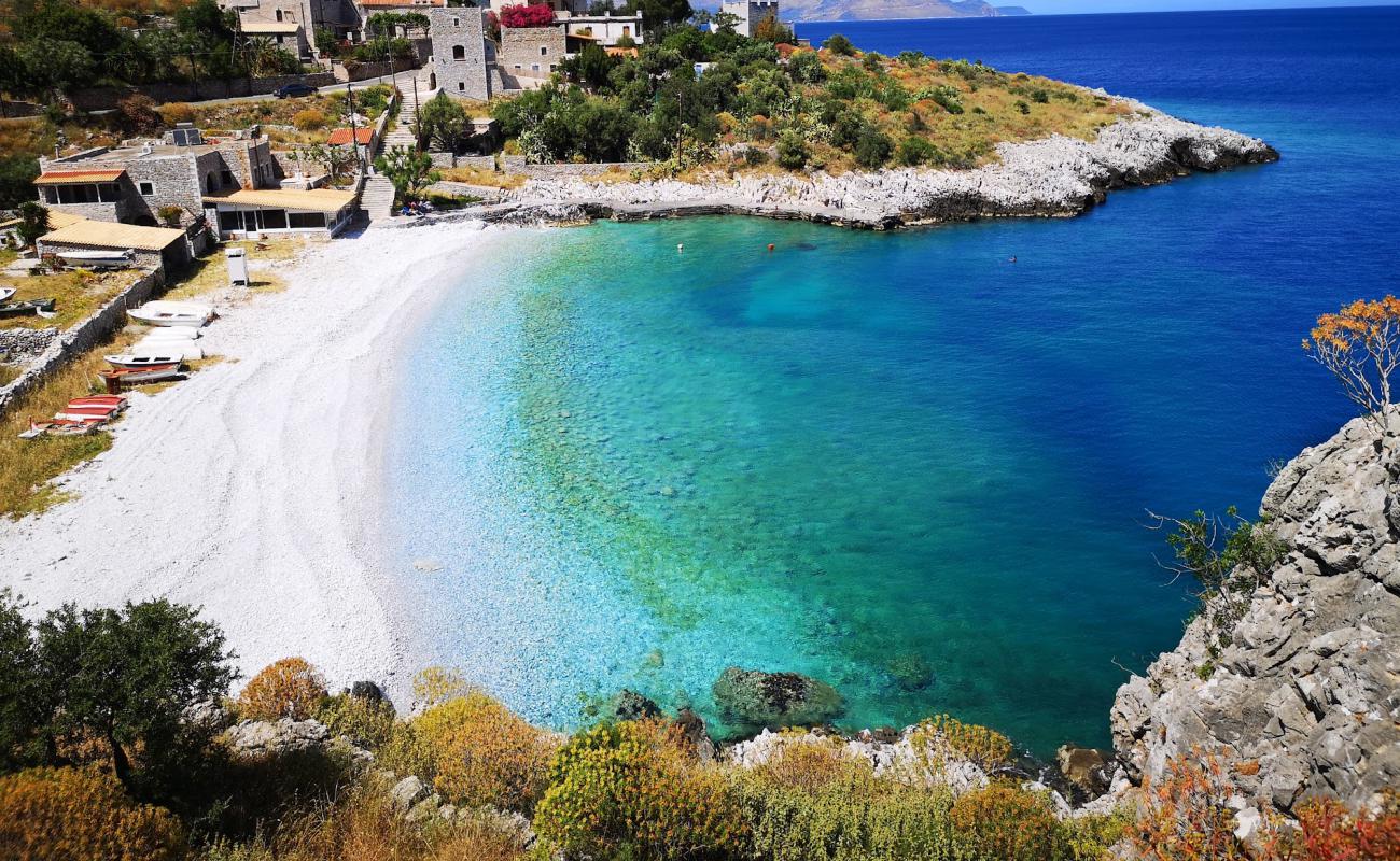 Photo of Kokkala beach with white pebble surface