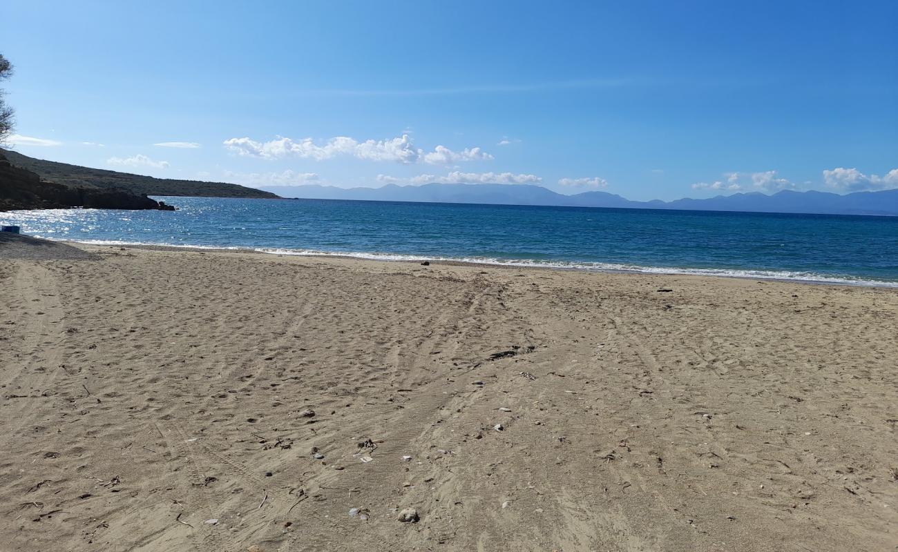 Photo of Bozas beach with bright sand surface