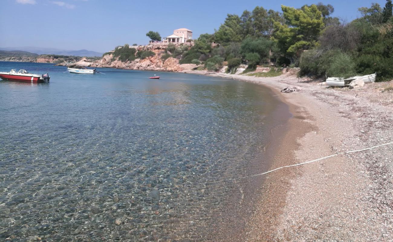 Photo of Aspou Frost beach with gray pebble surface