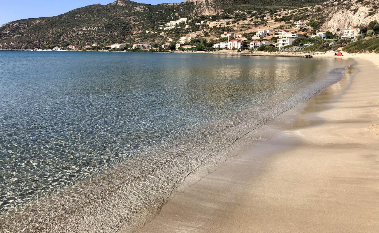 Photo of Plytra beach II with bright fine sand surface