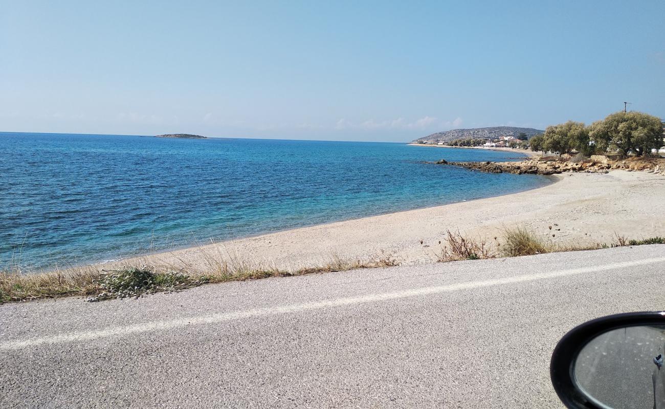 Photo of Marathias beach II with brown sand surface