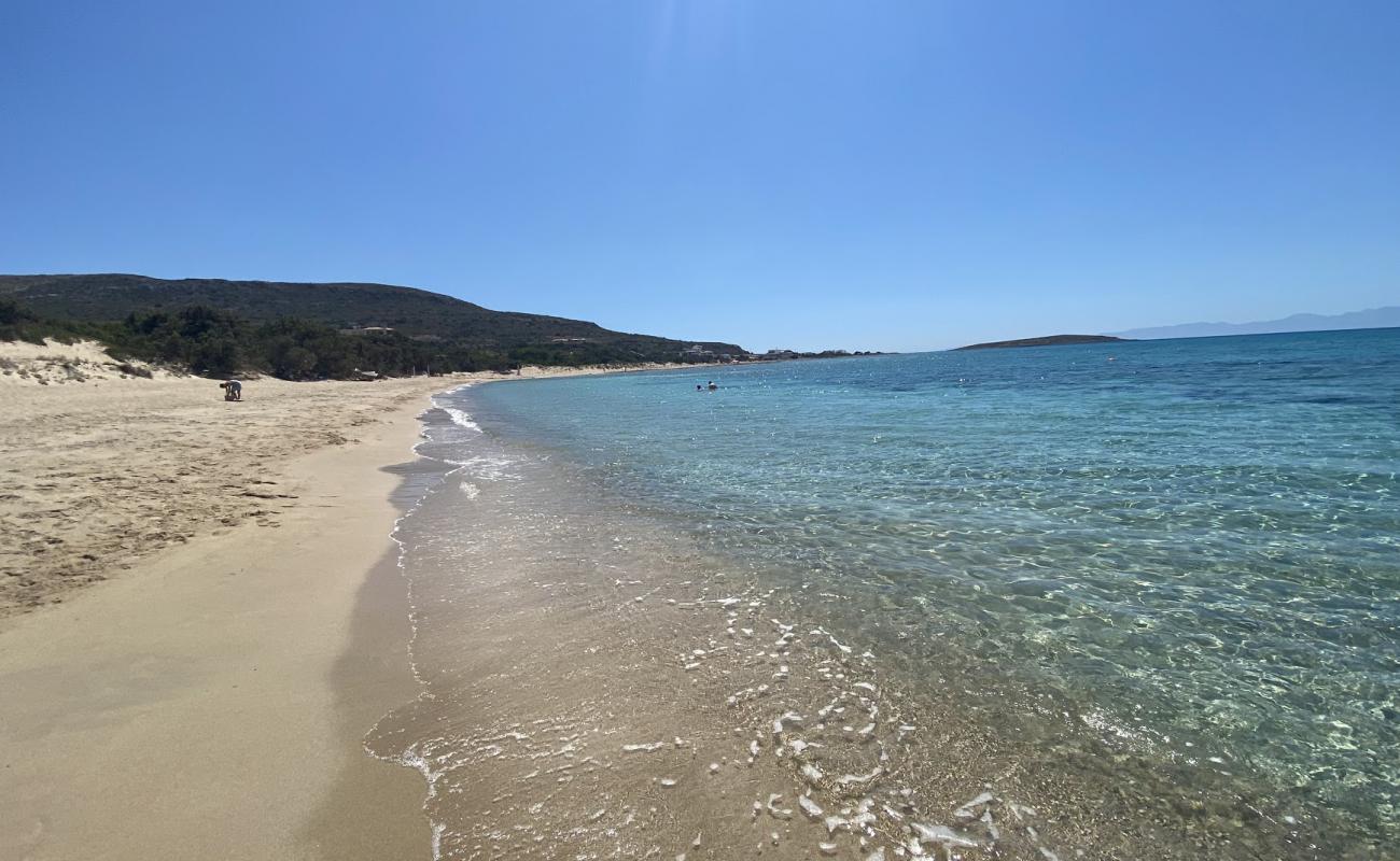 Photo of Panagia beach with bright fine sand surface