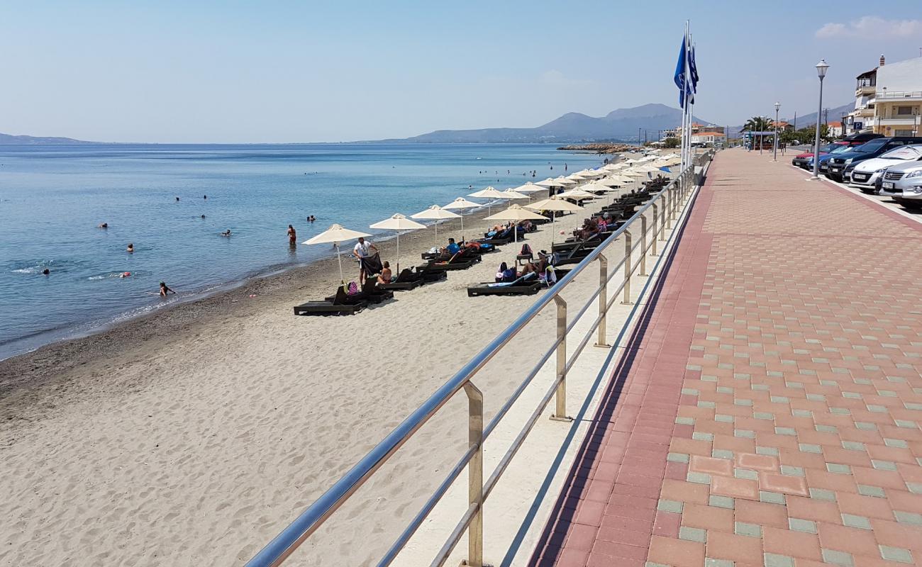 Photo of Neapolis beach with bright sand surface