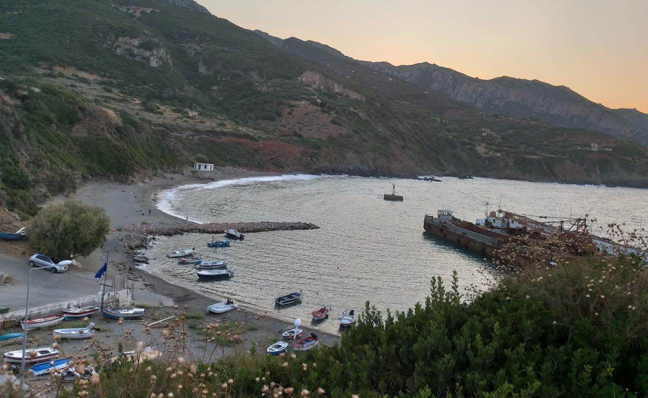 Photo of Panagia beach with gray pebble surface