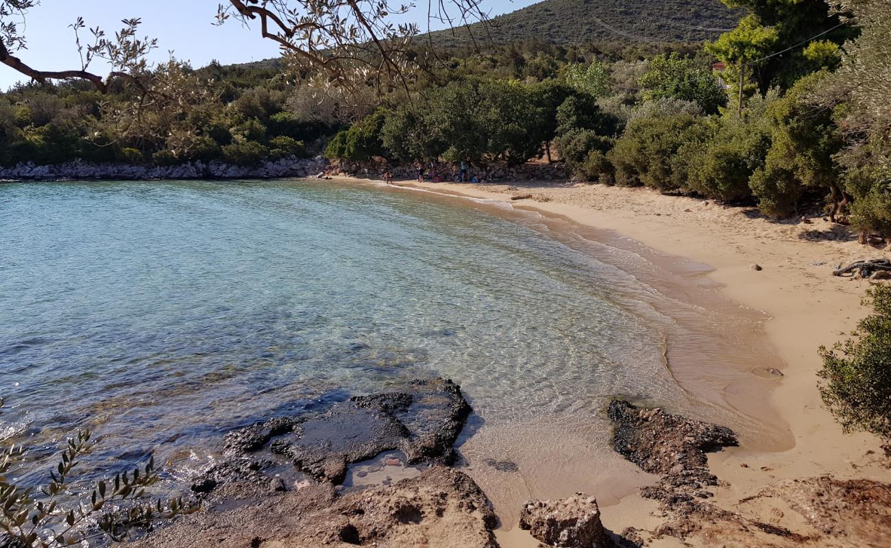 Photo of Moulas Beach with bright sand surface