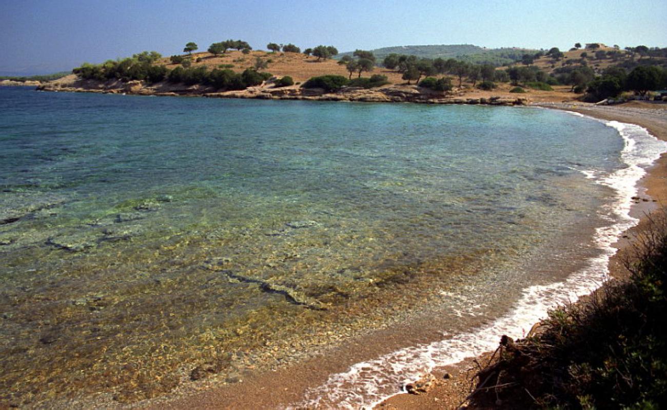 Photo of Paralia Korakia III with light sand &  pebble surface