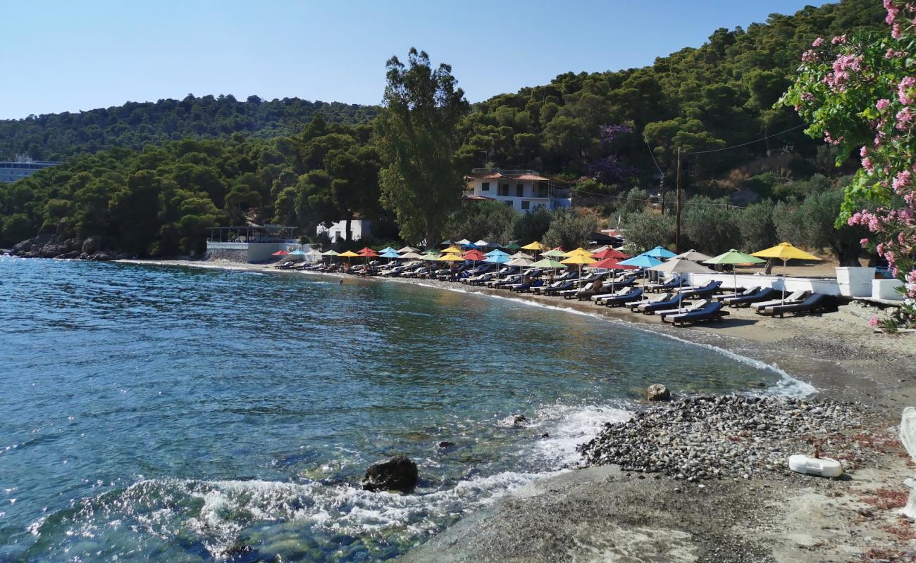 Photo of Monastiri Beach with light sand &  pebble surface