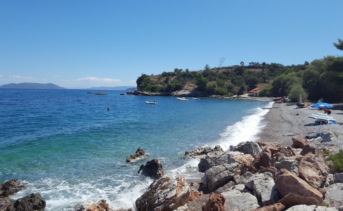 Photo of Nisiza Beach with light pebble surface