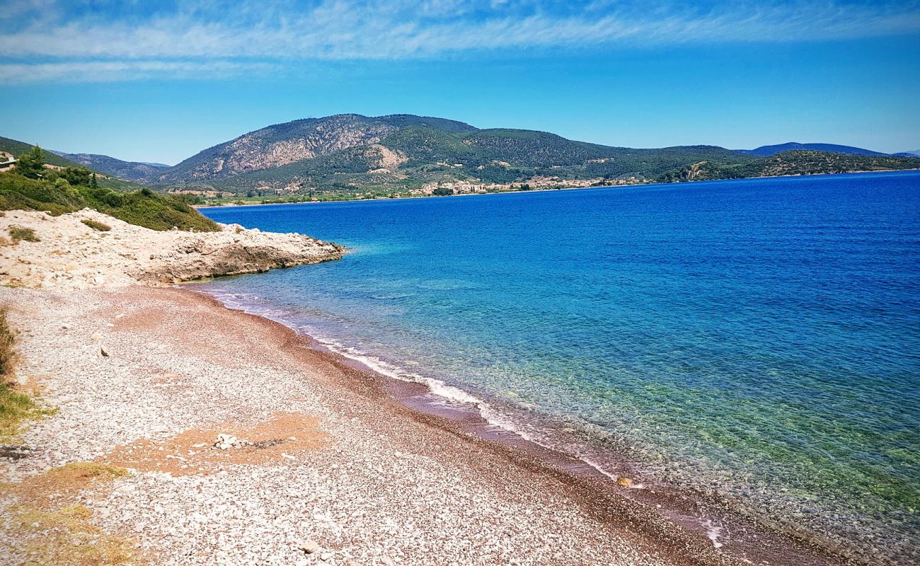 Photo of Paralia Panagitsas with light sand &  pebble surface