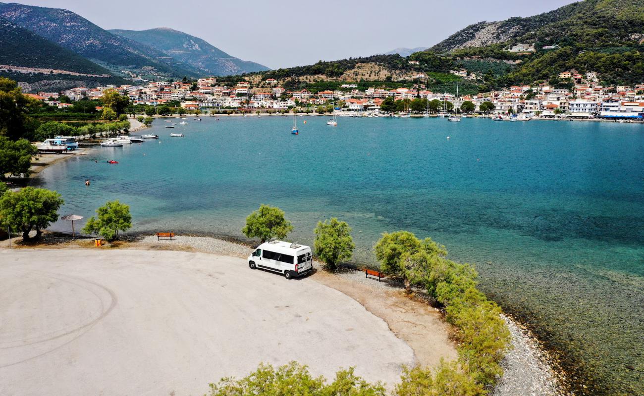 Photo of Sisaky beach with light pebble surface