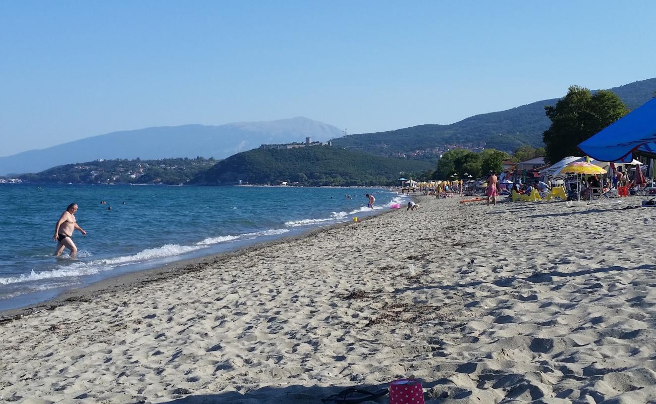 Photo of Skotina beach with gray sand surface