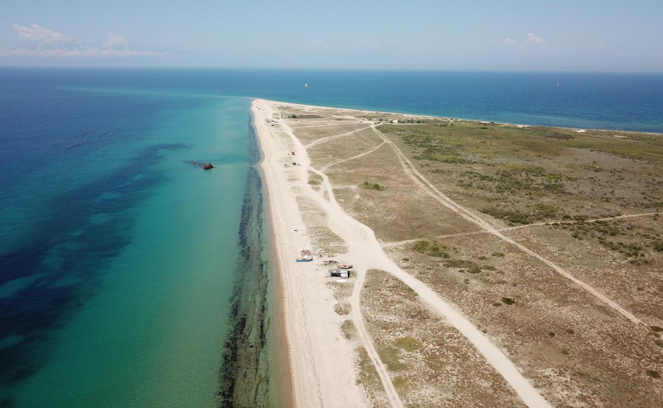 Photo of Epanomi beach with bright fine sand surface